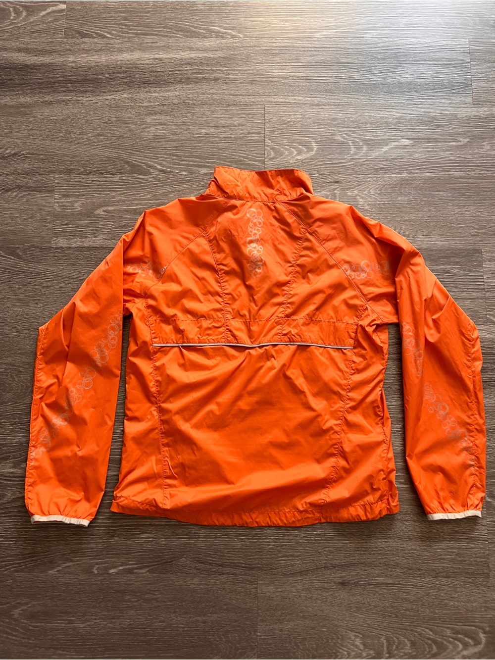 Columbia Orange Packable Pullover 1/2 zip Windbreaker - Picture 2 of 8